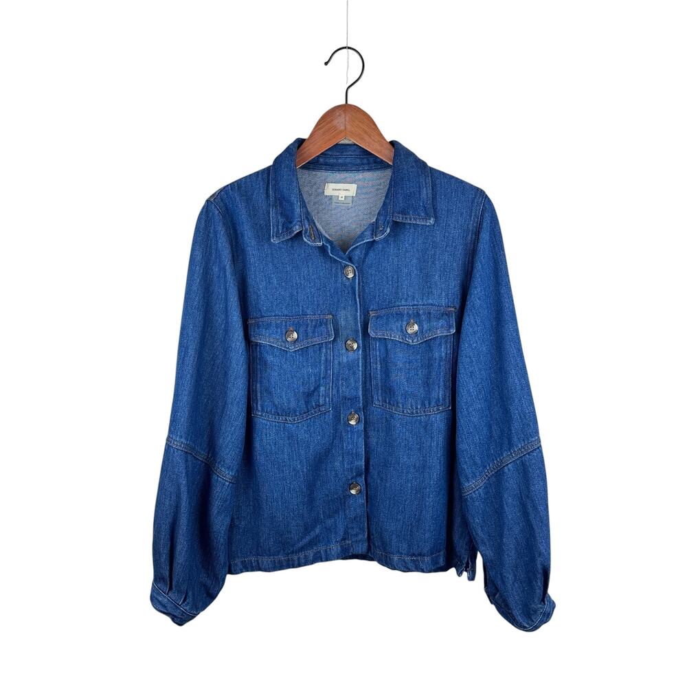 Gerard Darel Armeille Denim Shirt Jacket